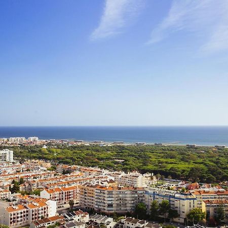 T2 Com Uma Vista Deslumbrante Sobre O Atlantico! Daire Costa da Caparica Dış mekan fotoğraf